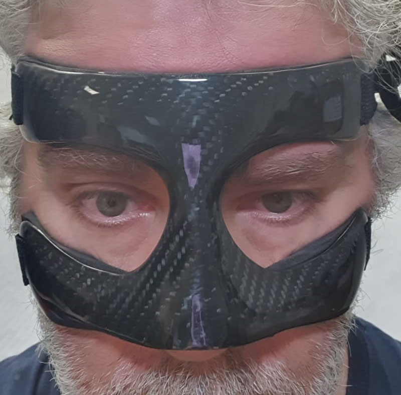 Maschera Protettiva Setto Nasale in Carbonio