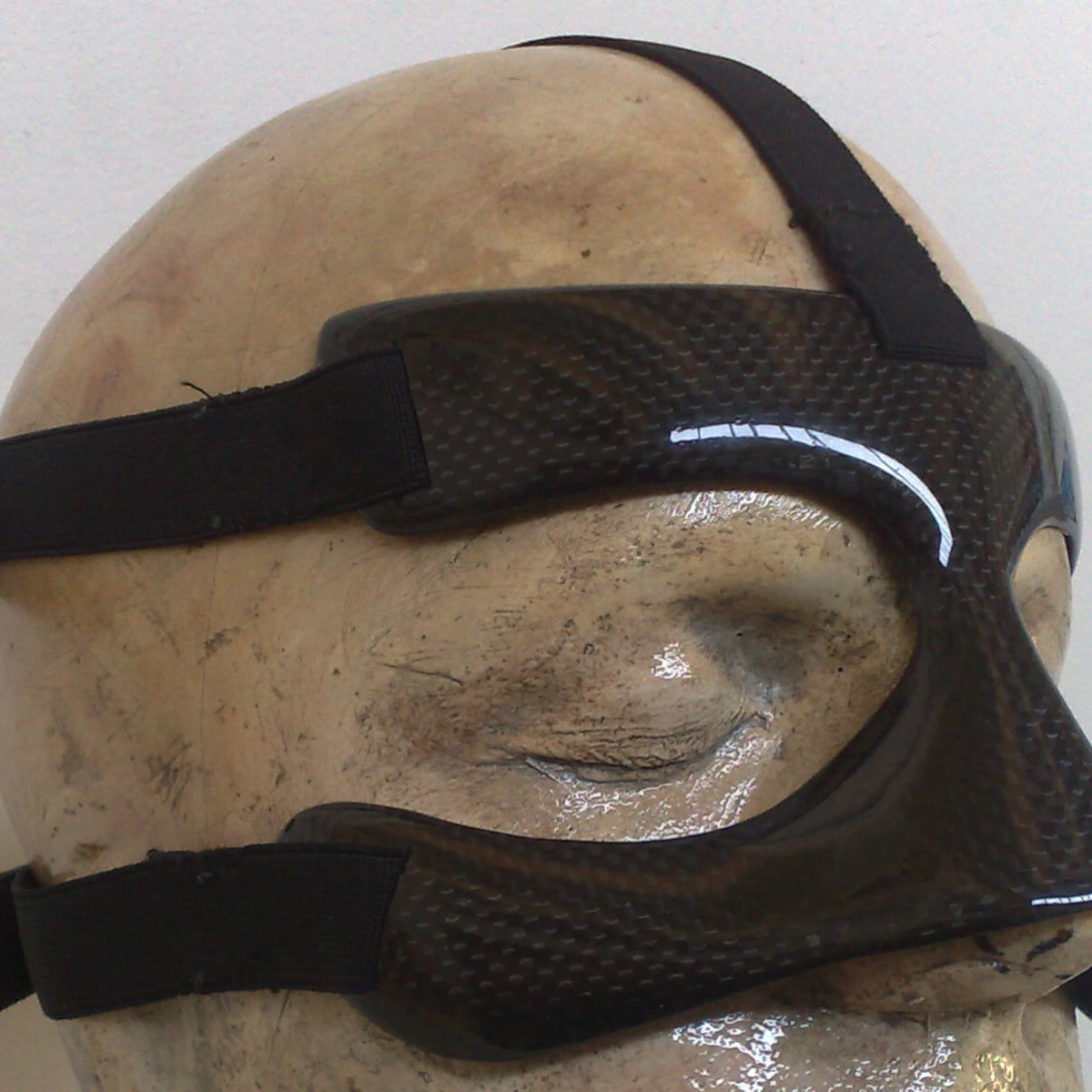 maschera protettiva setto nasale a 5 fasce in carbonio