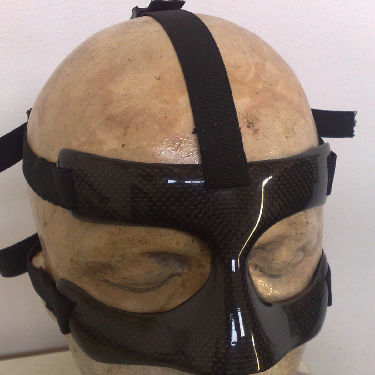 Maschera Protettiva setto nasale in carbonio a 5 fasce - immagine 3