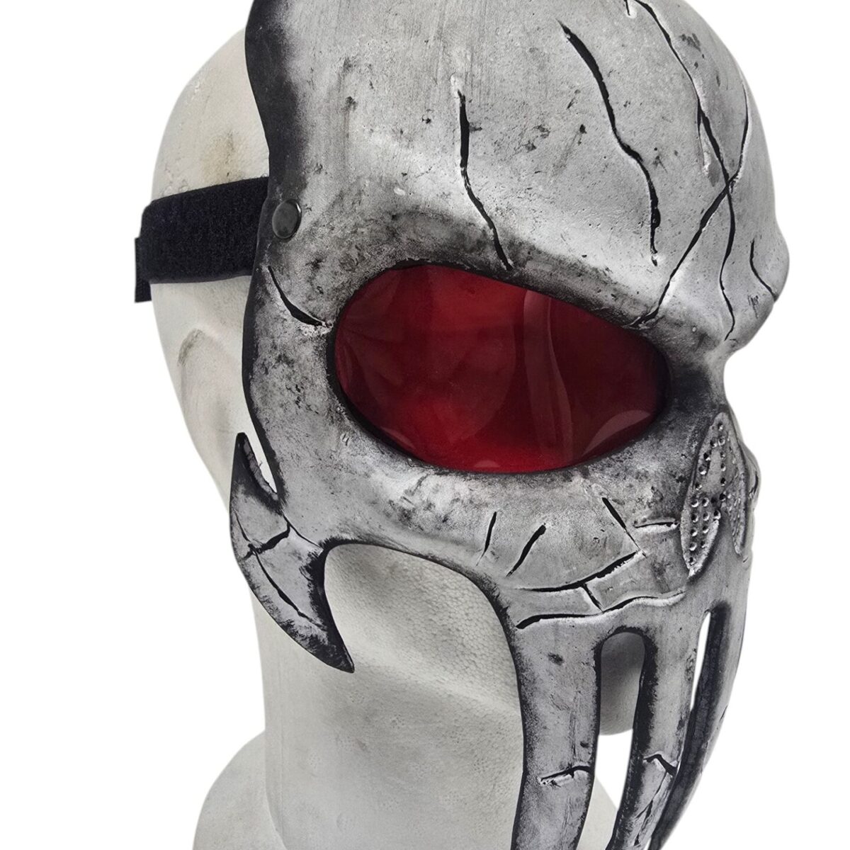 Maschera Punisher Artigianale in Vetroresina - Pezzo Unico da Collezione / Cosplay - Made in Italy - immagine 2
