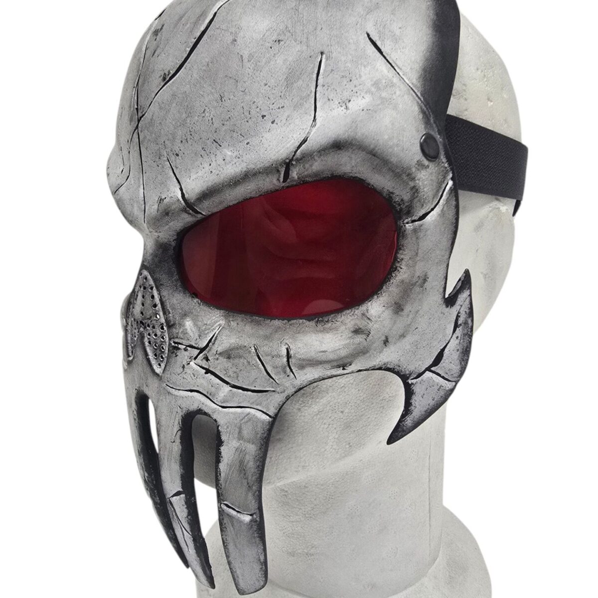 Maschera Punisher Artigianale in Vetroresina - Pezzo Unico da Collezione / Cosplay - Made in Italy - immagine 5