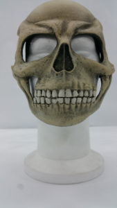 Skull bone death's head helmet resin wearable