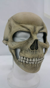 Skull bone death's head helmet resin wearable for cosplay or fantasy maschera da teschio
